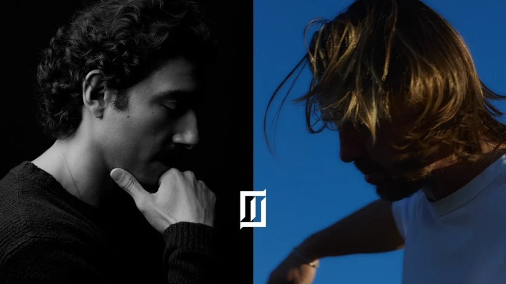 Split cover artwork showing both members of Majid Jordan